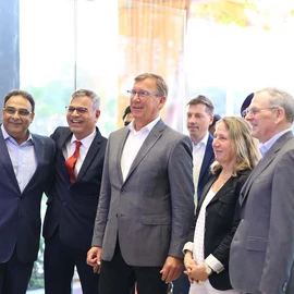 group photo at the opening ceremony