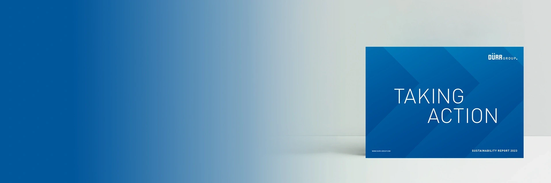 Dürr Group sustainability report 2023 cover