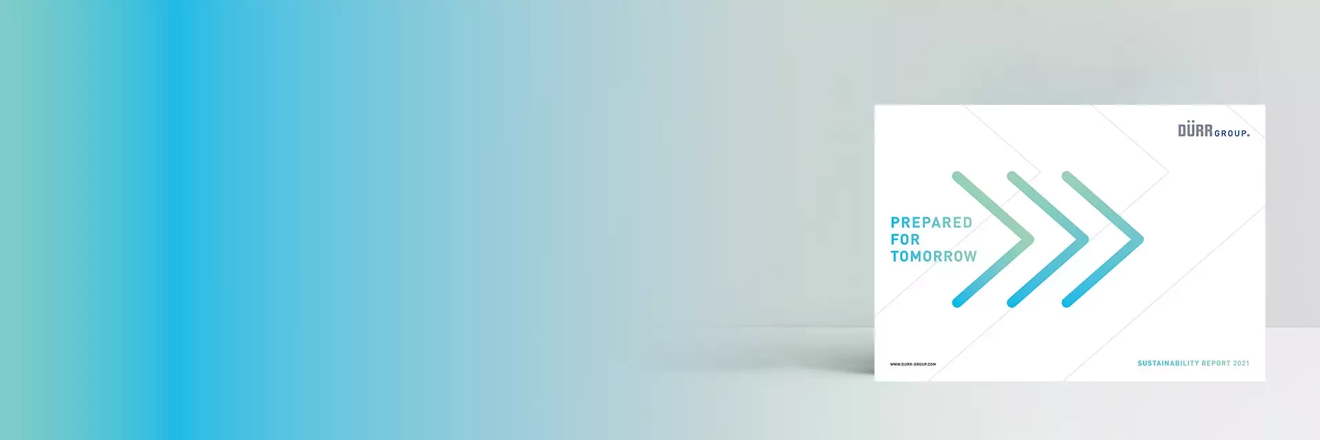 Dürr Group sustainability report 2021 cover