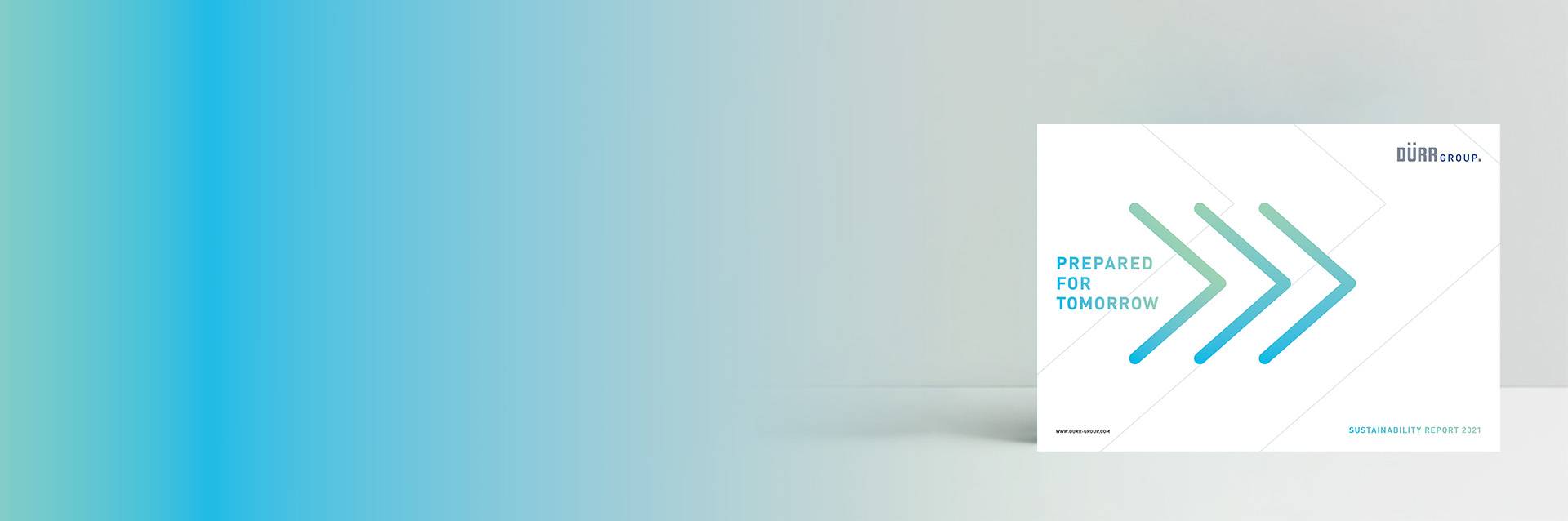 Dürr Group sustainability report 2021 cover