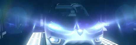 illustration of EV on test stand