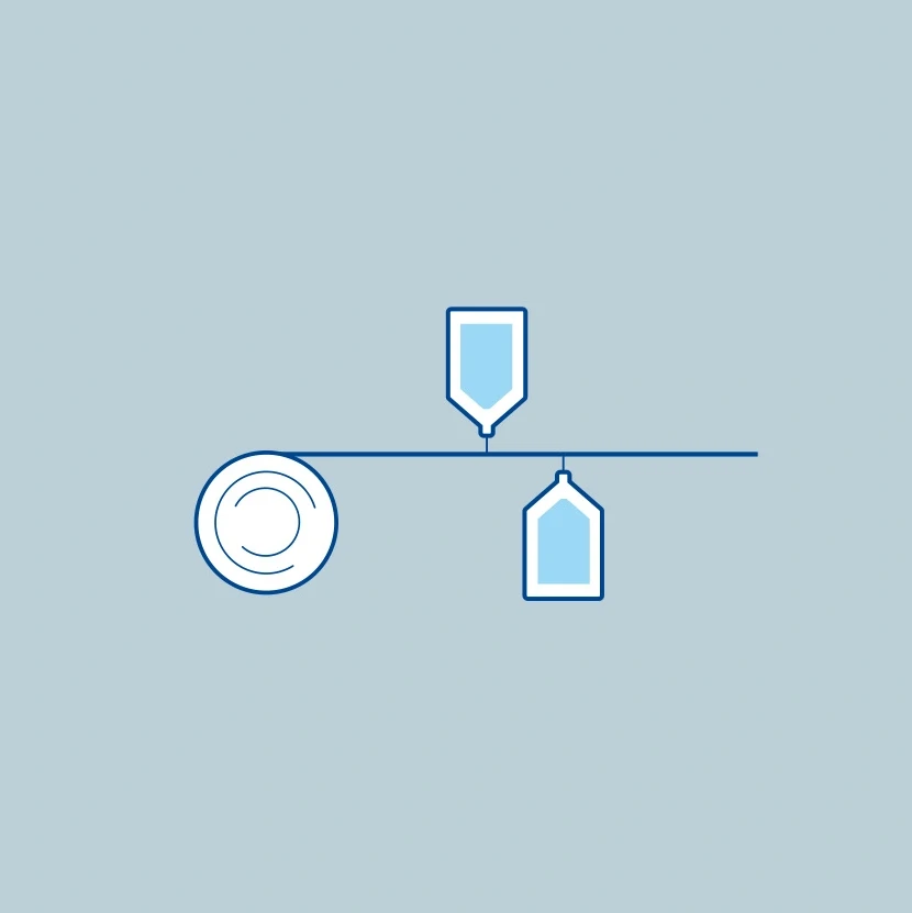 illustration battery cell production