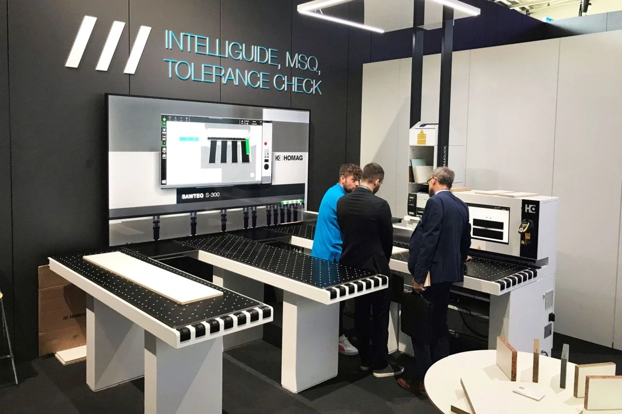 HOMAGs Innovation Center auf der LIGNA-Messe