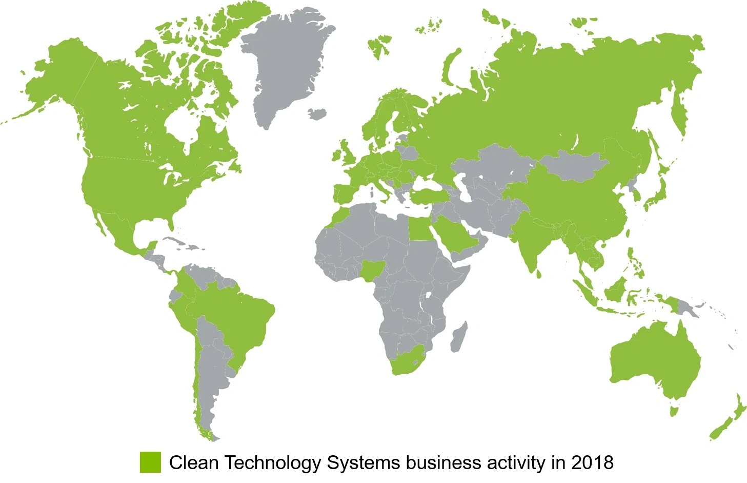 Clean Technology Systems business activity 2018 