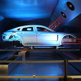 car body in EcoInCure dryer 