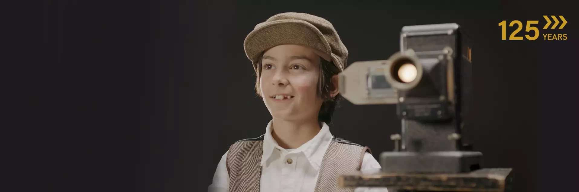 Little boy and a camera