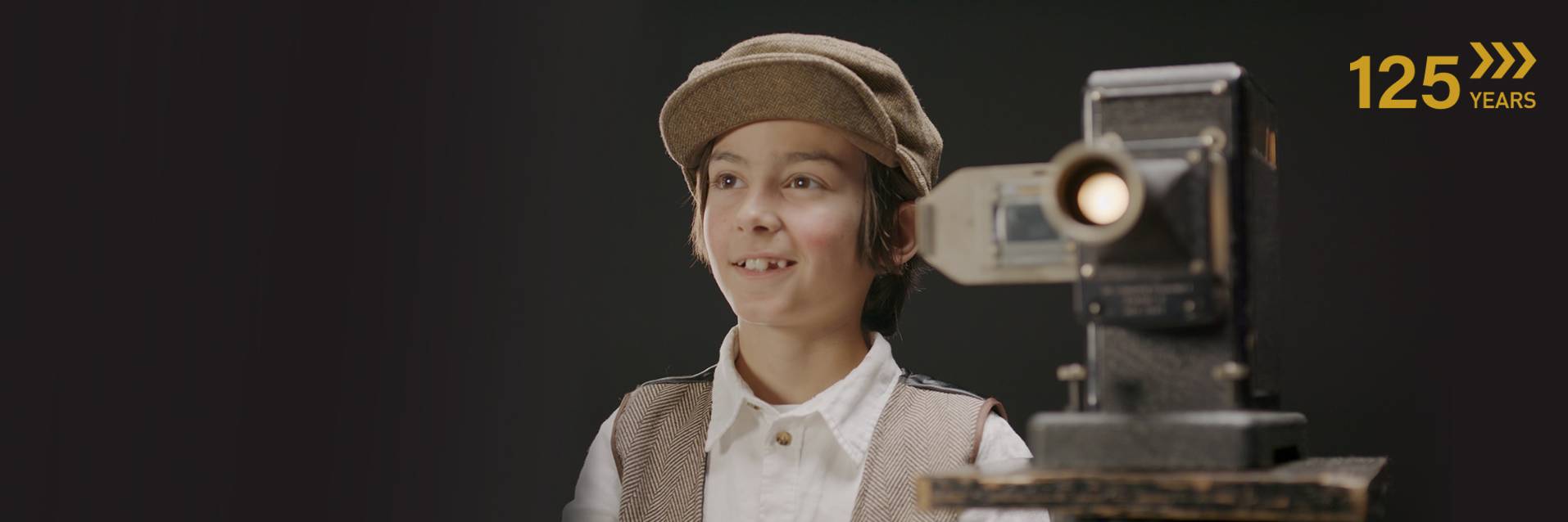 Little boy and a camera