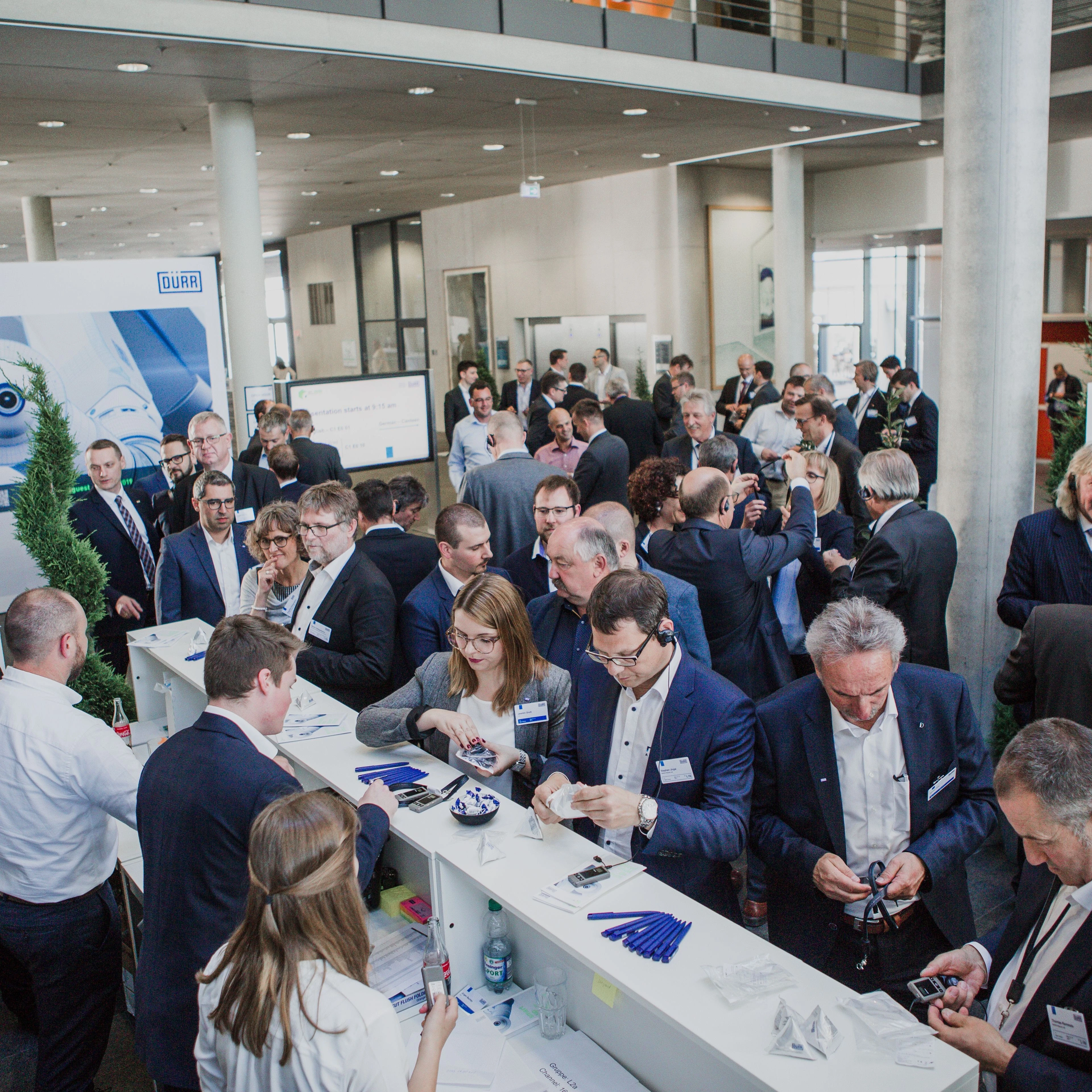 Open House welcome desk