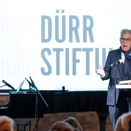 Heinz Dürr beim 20. Stiftungsgeburtstag