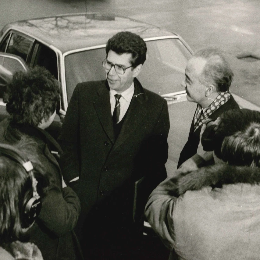 Heinz Dürr at his start of work at AEG