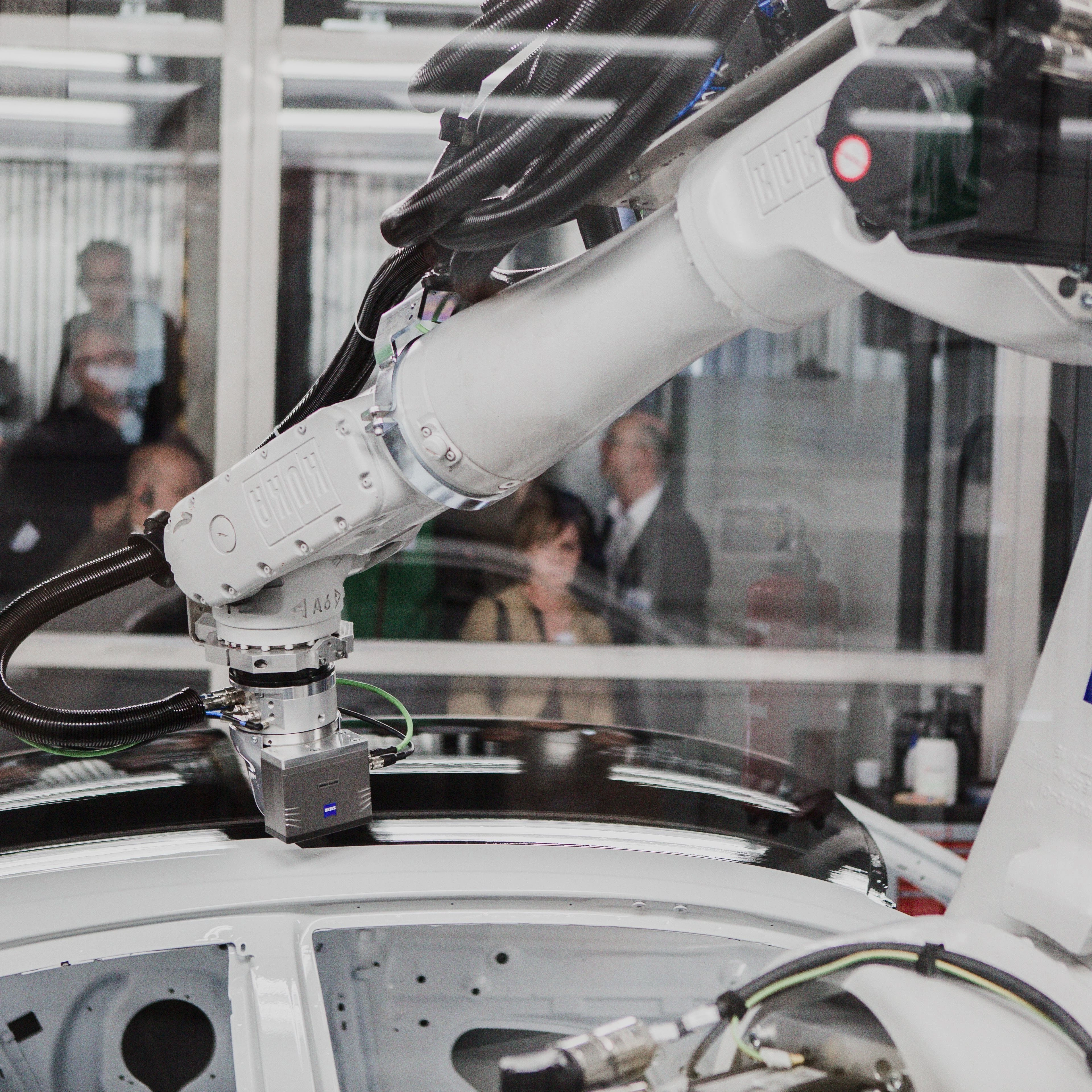 EcoPaintJet in front of the audience