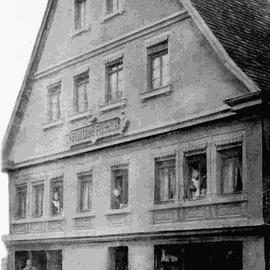 roots of the Dürr Group at 16, Brunnenstraße in the Stuttgart