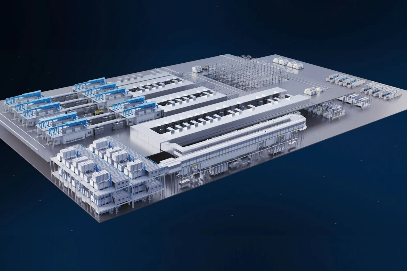 Overview of the paint shop of the future