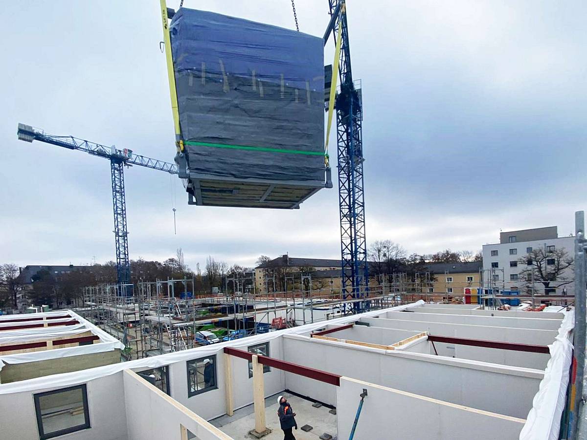 prefabricated timber construction modules