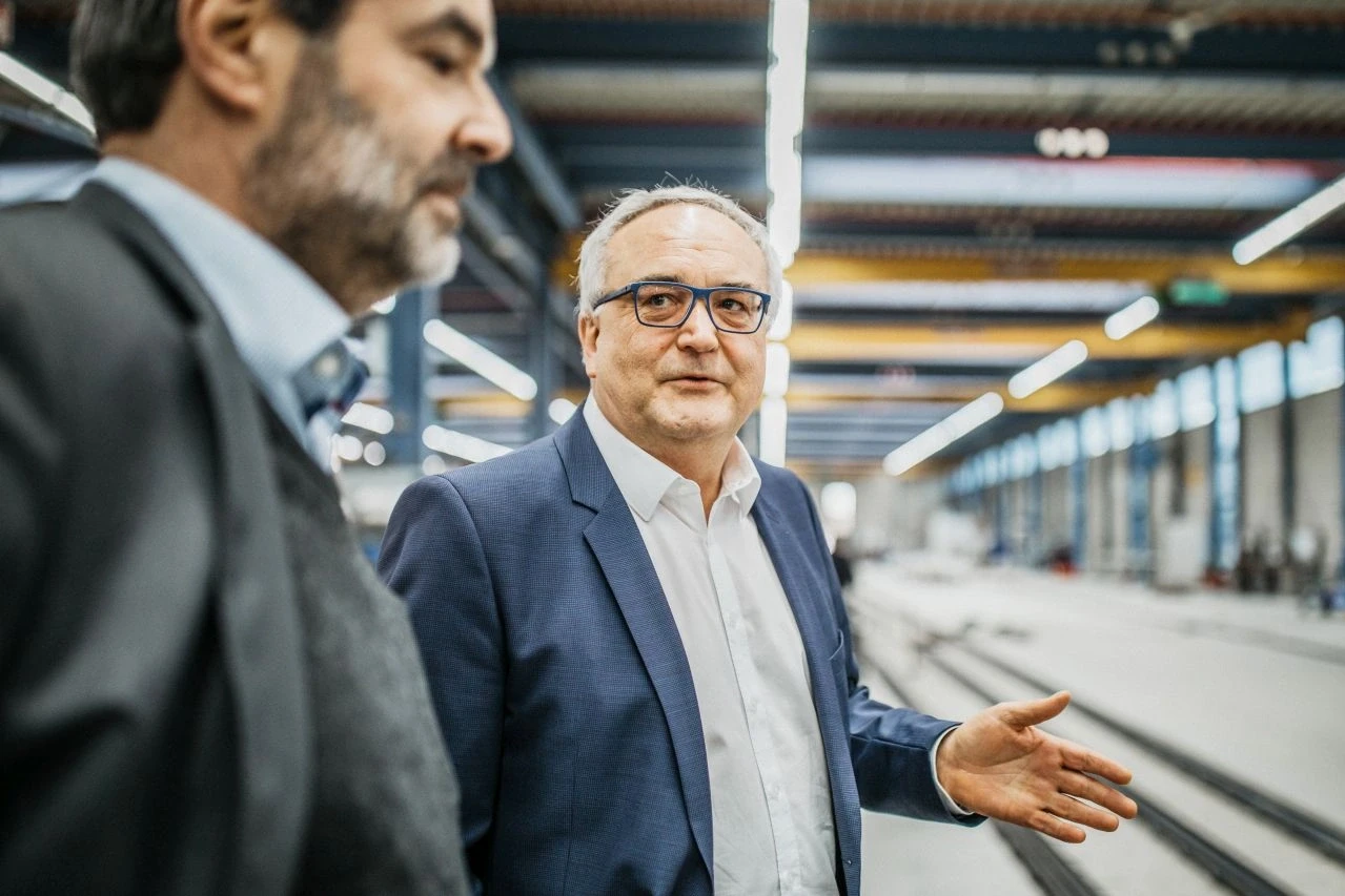 Josef Zerle and Jürgen Dörfeldt discussing