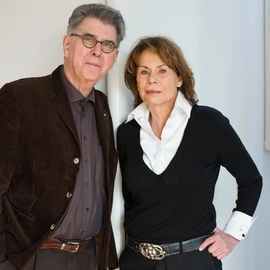Heinz Dürr with his wife Heide Dürr