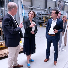 Dr. Hannes Schmüser, Dr. Sandra Detzer and Hanjo Hermann (from left to right)