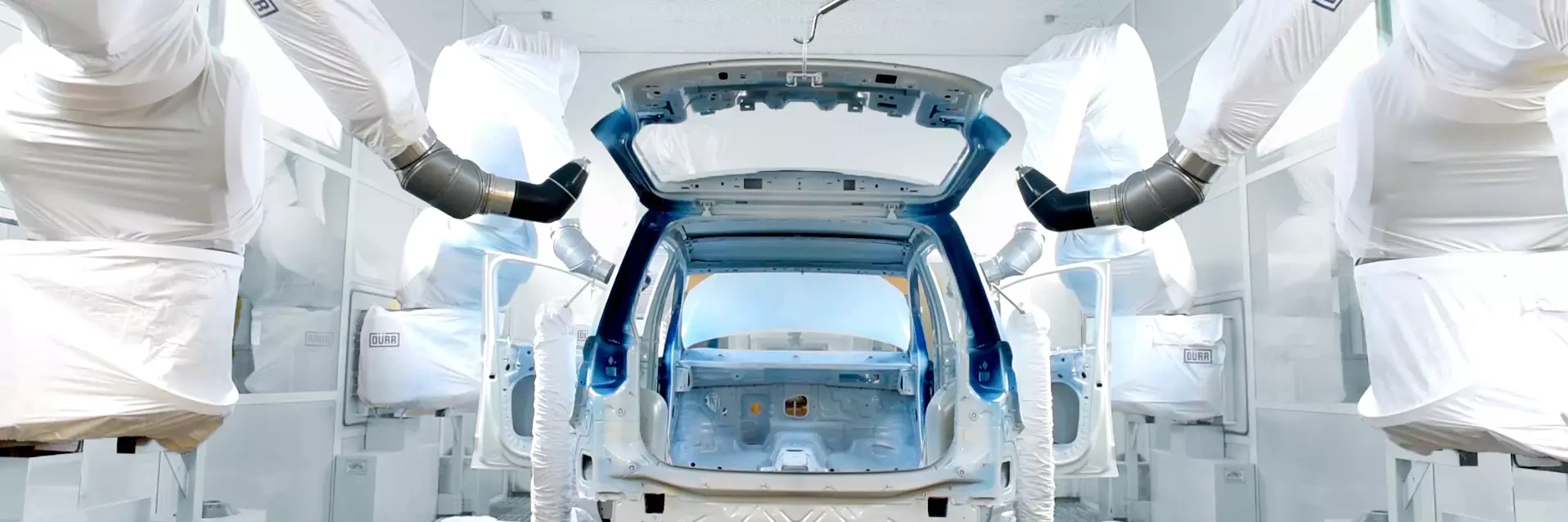 EcoRP painting interior of a car body