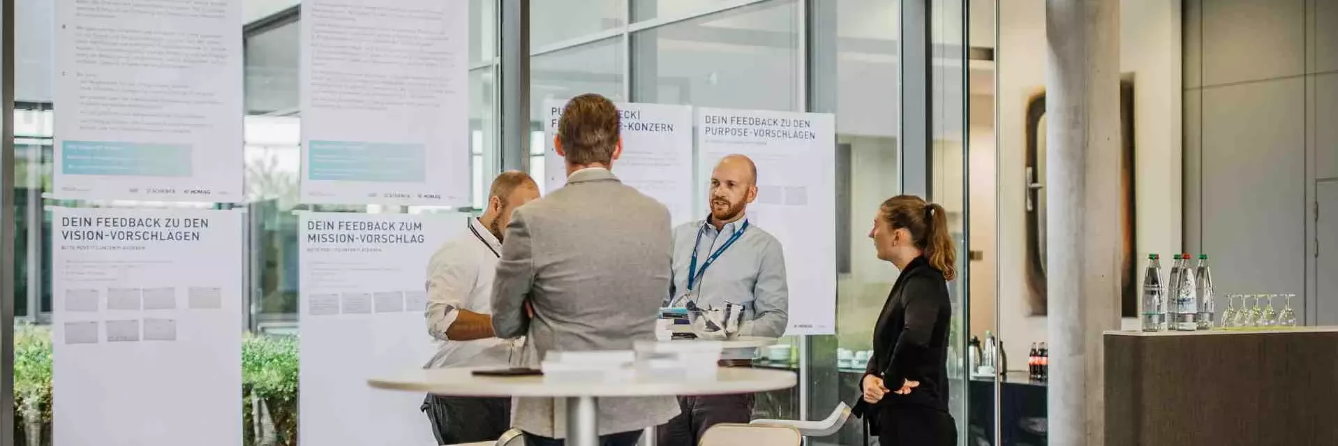 Dürr vision workshop participants discussing ideas
