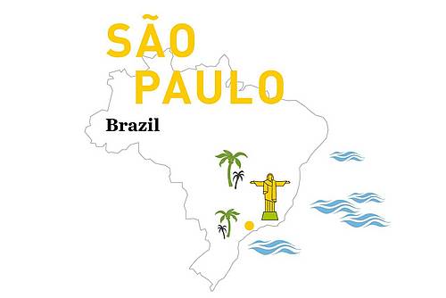 Map of Brazil
