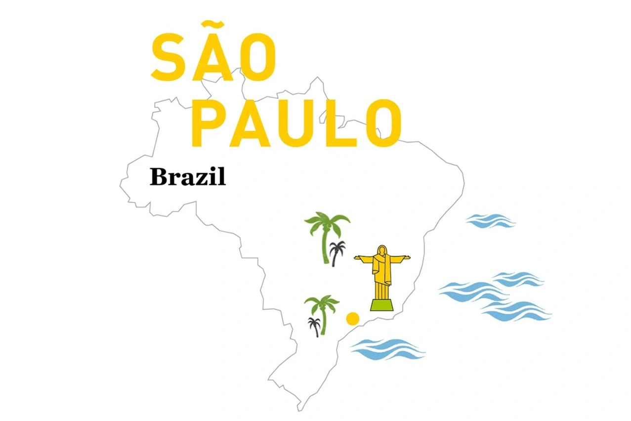 Map of Brazil