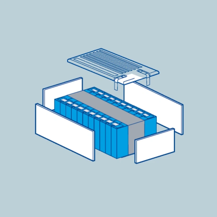 illustration battery modules