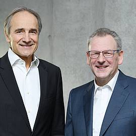 Karl-Heinz Streibich und Dietmar Heinrich