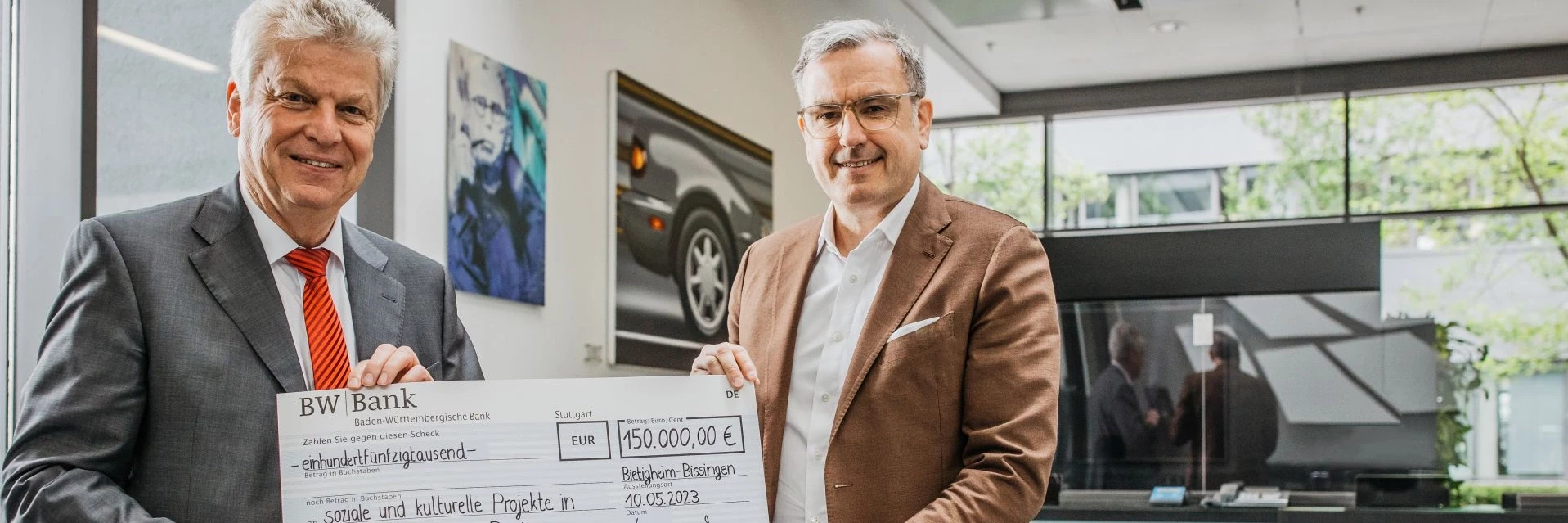 Dr. Jochen Weyrauch und Herr Kessing