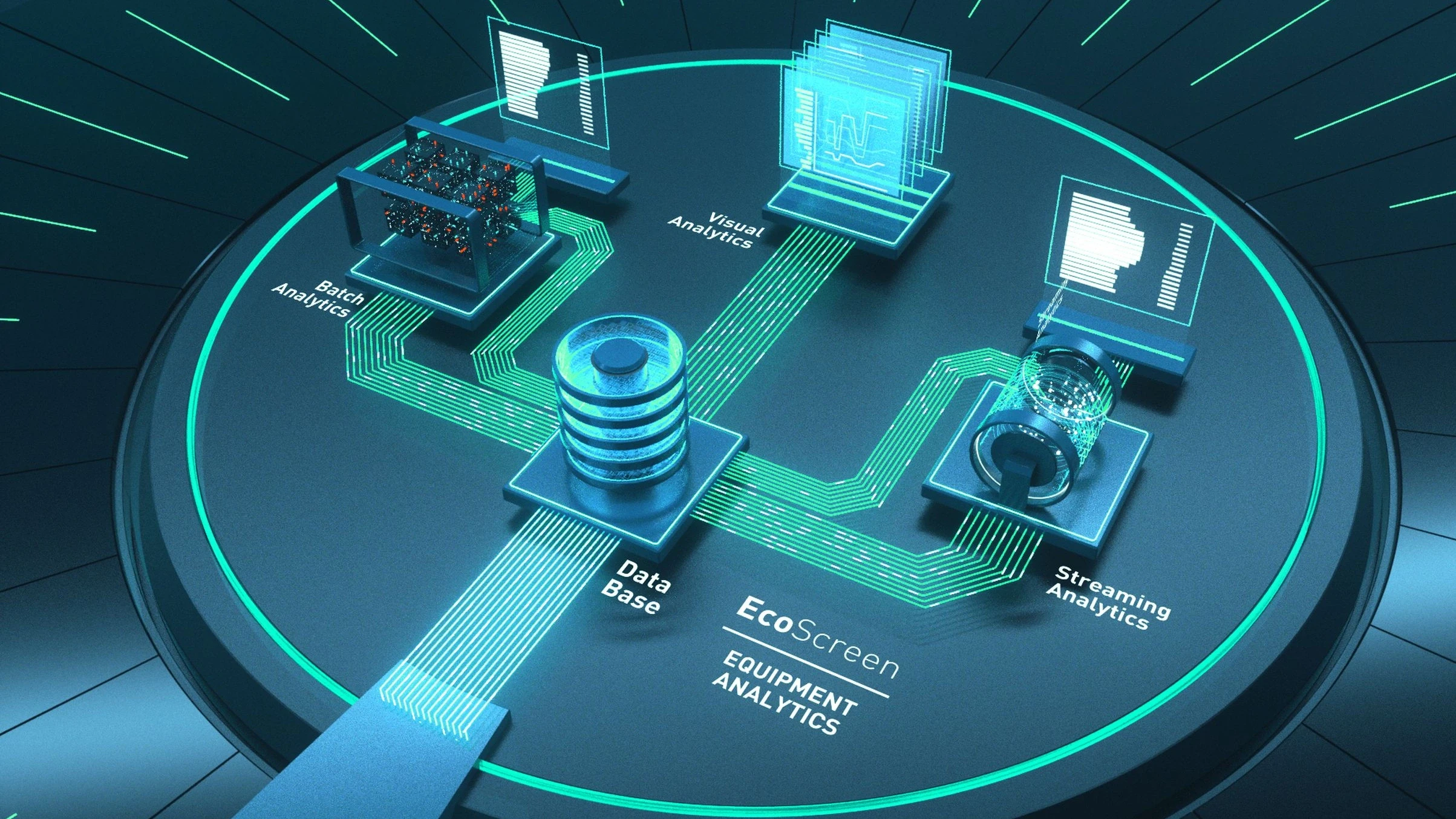 Illustration des EcoScreen equipment analytics