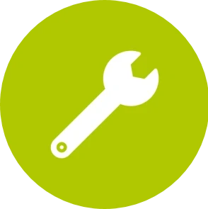 icon wrench green