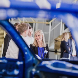 conversations during the Open House 