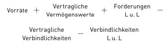 net working capital formular
