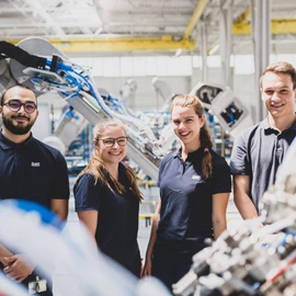 Apprentices in the Dürr Group
