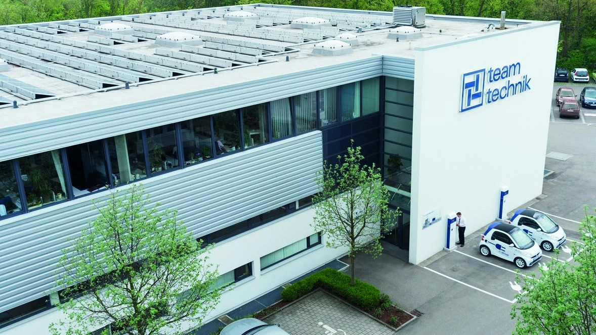 teamtechnik-Hauptsitz in Freiberg