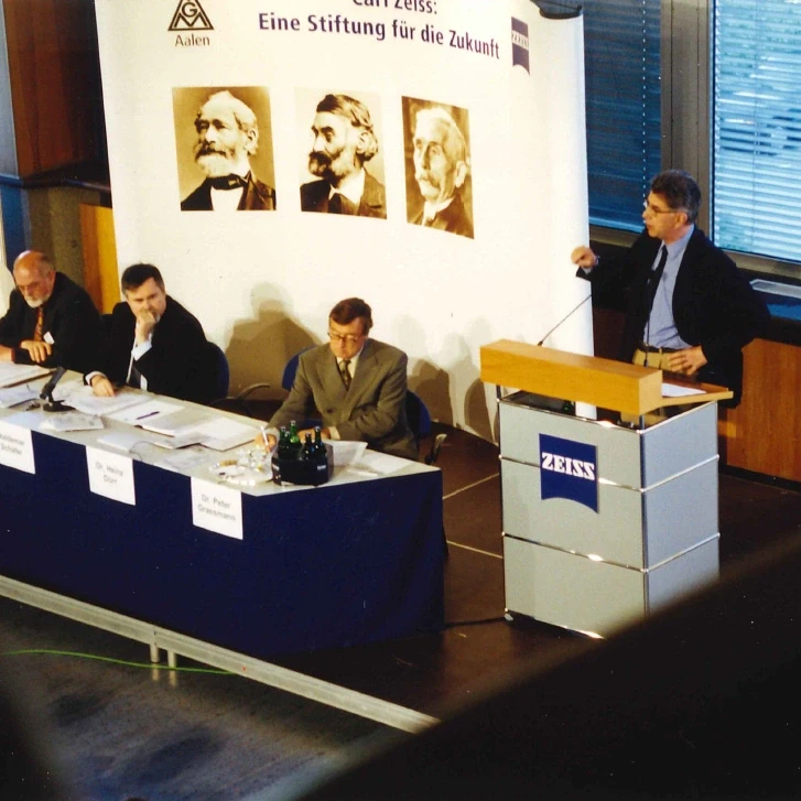 Heinz Dürr at the Carl Zeiss Foundation