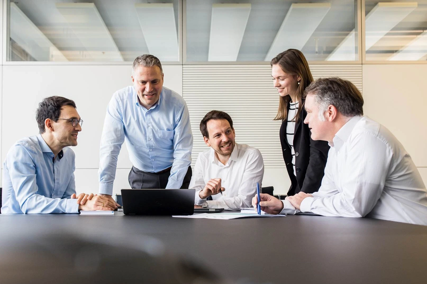 Das Dürr Sustainable Finance Team diskutiert Ideen