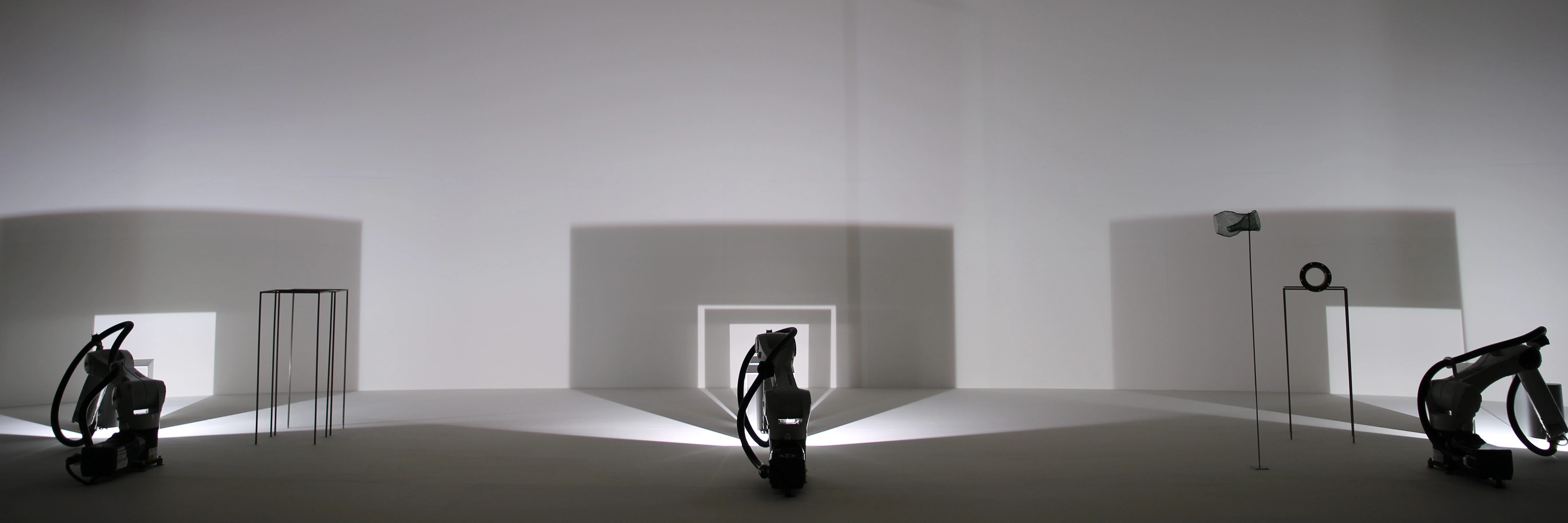 “Weiße Zeit” (White Time) light installation “Weiße Zeit” (White Time) light installation