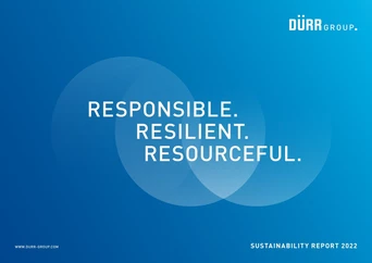 Cover Dürr-Konzern Nachhaltigkeitsbericht 2022