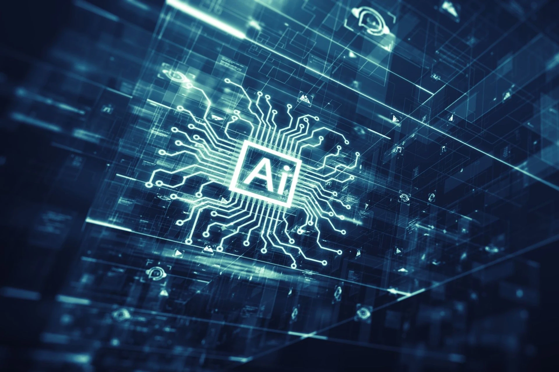 Graphic of AI 
