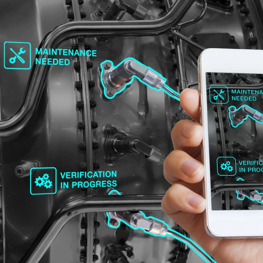 illustration Augmented Reality technology maintenance