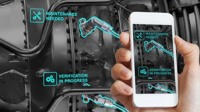 illustration Augmented Reality technology maintenance