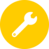 icon wrench yellow