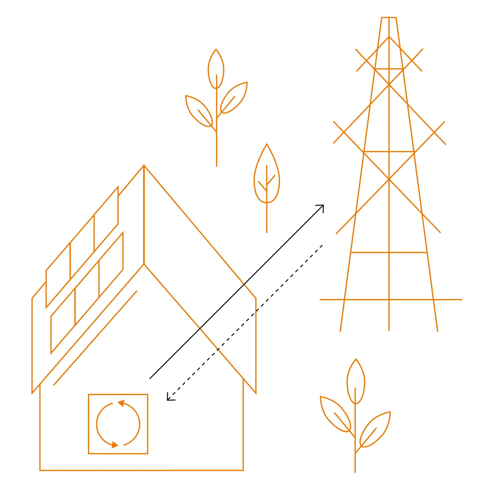 Grafik Solaranlage Schritt 2 