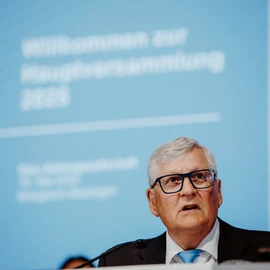 Gerhard Federer bei der Dürr-Hauptversammlung 2025