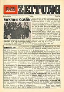 Duerr Newspaper Cover from 1967