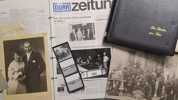 Collage aus Archivmaterial