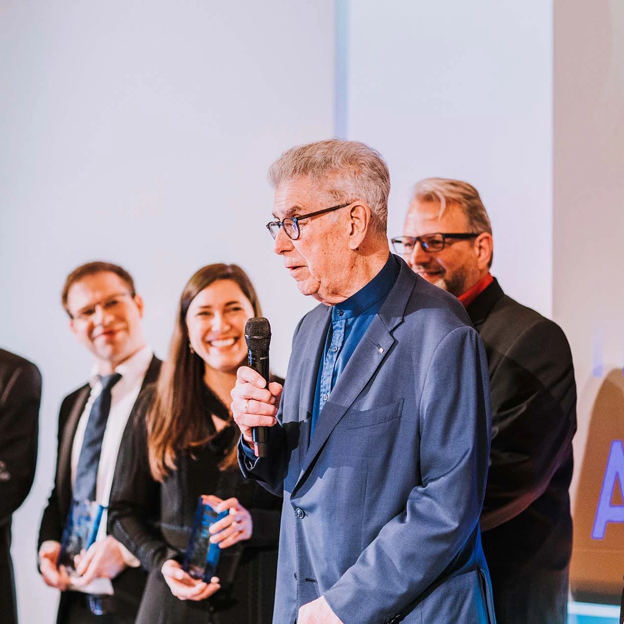 Heinz Dürr at the Heinz Dürr Award ceremony