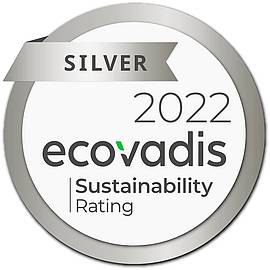 Silver medal from EcoVadis sustainability rating 2022