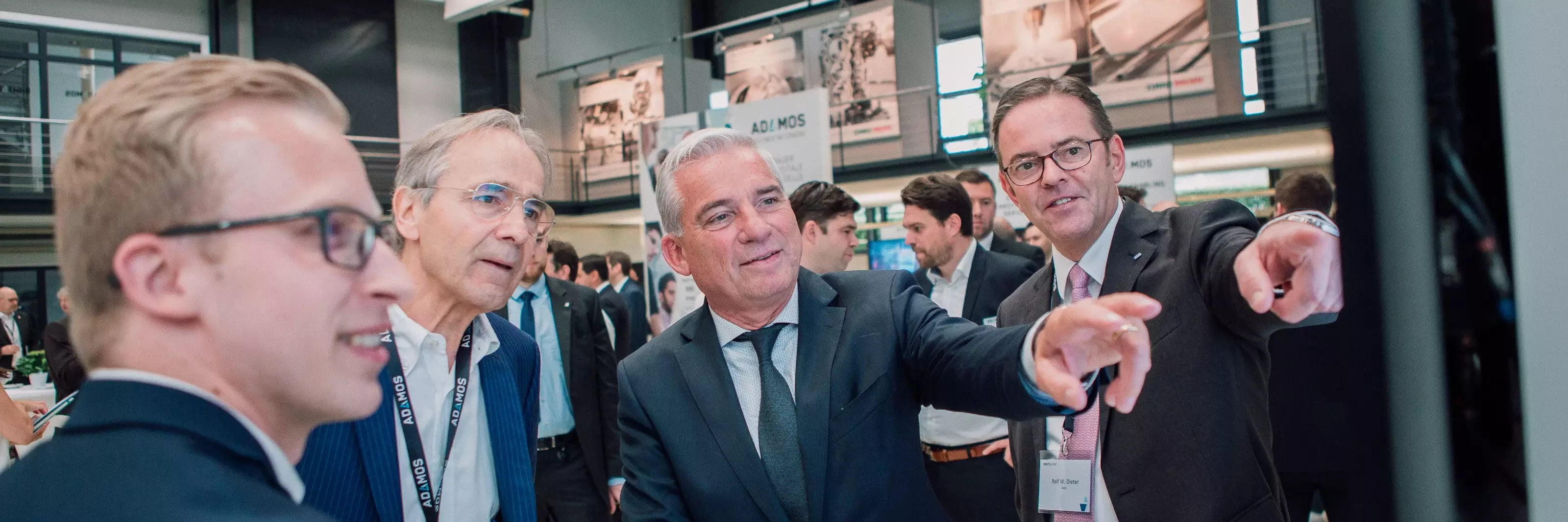 Minister Strobl, Ralf Dieter and Karl-Heinz Streibich