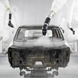 Paint robot for the automotive industry